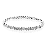 Bangle in 18k Gold with Diamonds