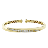 Bangle in 18k Gold with Diamonds