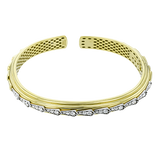 Bangle in 18k Gold with Diamonds