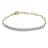 Bracelet in 18k Gold with Diamonds