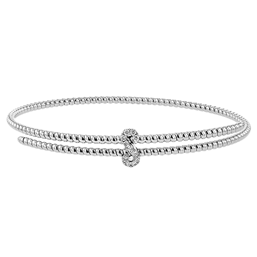 Bangle in 18k Gold with Diamonds