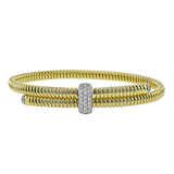 Bangle in 18k Gold with Diamonds
