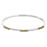 Bangle in 18k Gold with Diamonds