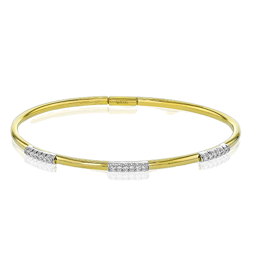Bangle in 18k Gold with Diamonds