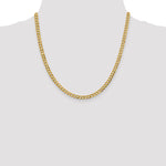 14k 4.7mm Lightweight Flat Cuban Chain