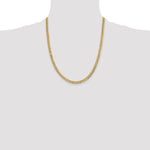 14k 4.7mm Lightweight Flat Cuban Chain
