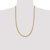 14k 4.7mm Lightweight Flat Cuban Chain