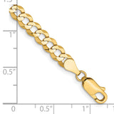 14k 4.7mm Lightweight Flat Cuban Chain