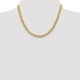 14k 5.9mm Lightweight Flat Cuban Chain