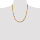 14k 5.9mm Lightweight Flat Cuban Chain
