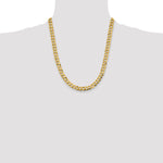 14k 8.3mm Lightweight Flat Cuban Chain