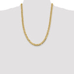 14k 8.3mm Lightweight Flat Cuban Chain