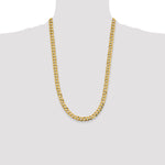 14k 8.3mm Lightweight Flat Cuban Chain