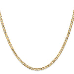 14k 3mm Open Concave Curb Chain