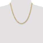 14k 5.25mm Open Concave Curb Chain