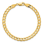 14k 5.25mm Open Concave Curb Chain