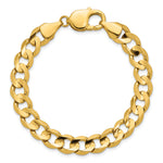 14k 8.5mm Open Concave Curb Chain