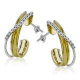 Earring in 18k Gold with Diamonds