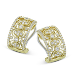 Earring in 18k Gold with Diamonds