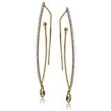 Earring in 18k Gold with Diamonds