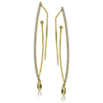 Earring in 18k Gold with Diamonds