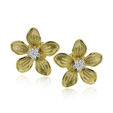 Earring in 18k Gold with Diamonds