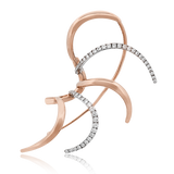 Earring in 18k Gold with Diamonds