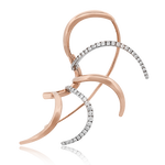Earring in 18k Gold with Diamonds
