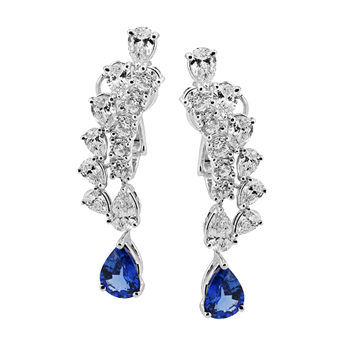 Earring in 18k Gold with Diamonds