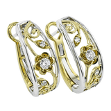Earring in 18k Gold with Diamonds