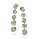 Earring in 18k Gold with Diamonds