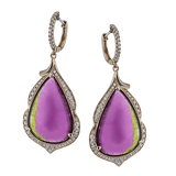 Color Earring in 18k Gold