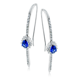 Color Earring in 18k Gold with Diamonds