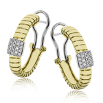 Earring in 18k Gold with Diamonds