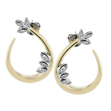 Earring in 18k Gold with Diamonds
