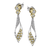 Earring in 18k Gold with Diamonds