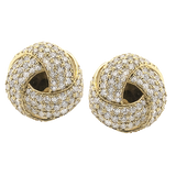 Earring in 18k Gold with Diamonds