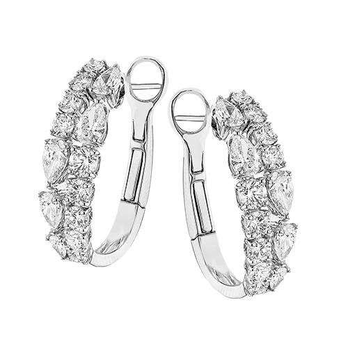 Earring in 18k Gold with Diamonds