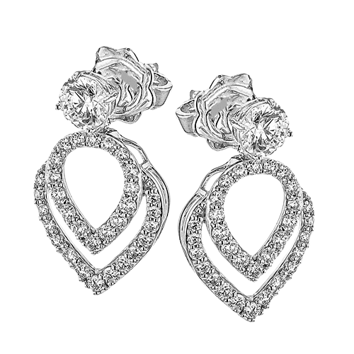 Earring in 18k Gold with Diamonds