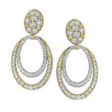 Earring in 18k Gold with Diamonds