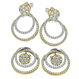 Earring in 18k Gold with Diamonds
