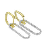 Earring in 18k Gold with Diamonds