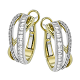 Earring in 18k Gold with Diamonds