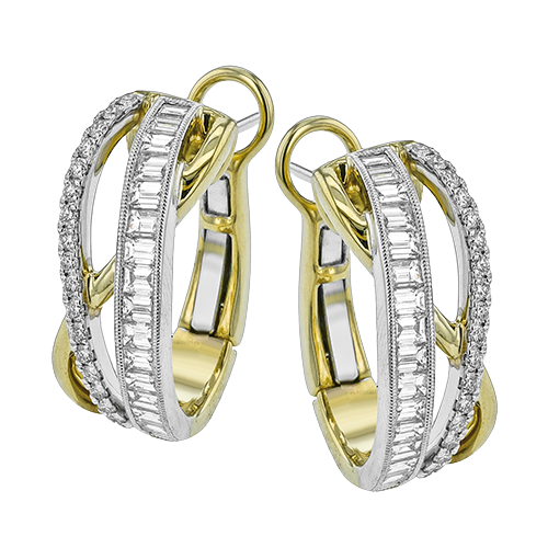 Earring in 18k Gold with Diamonds