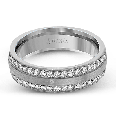 Men Ring in 14k Gold with Diamonds