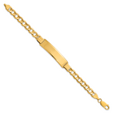 14k Curb Link ID Bracelet