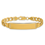 14k Curb Link ID Bracelet