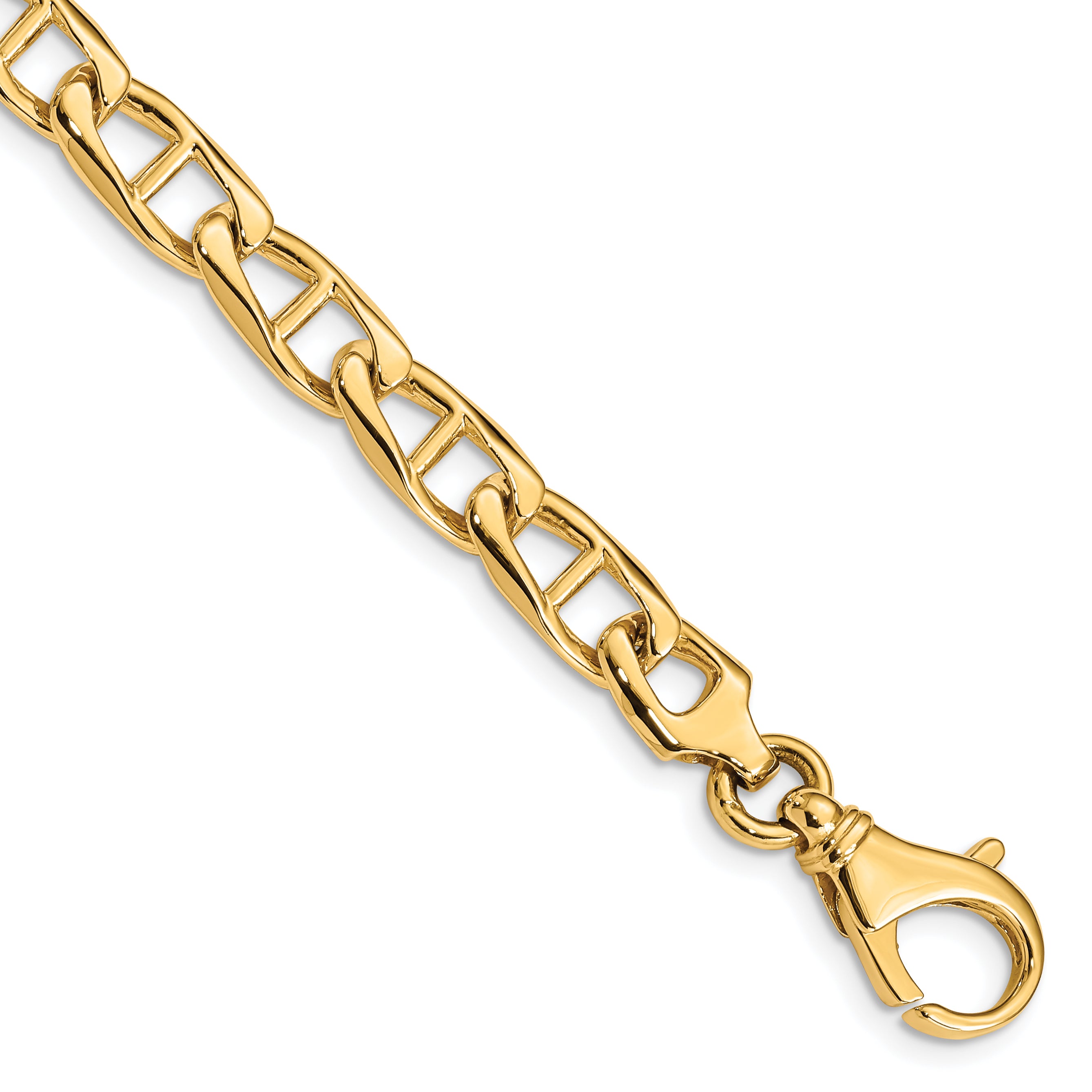 14K 6.9mm Hand-polished Anchor Link