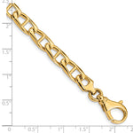 14K 6.9mm Hand-polished Anchor Link Chain