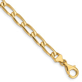 14K 5.9mm Hand-Polished Open Link Chain
